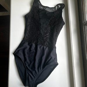 Audition Dancewear  Black Leotard - Size Petite